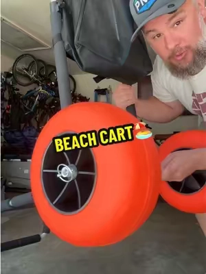 So much better than dragging a wagon #beachcart #beachdolly #beachwagon #beachtrip #tiktokshopcreatorpicks 