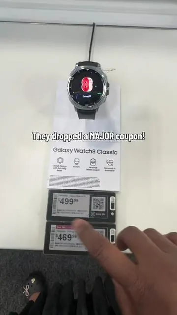 Samsung just dropped a MAJOR coupon for the watch! Did you get everyone? They have a limited quantity and they expire soon so make sure you check your deals!