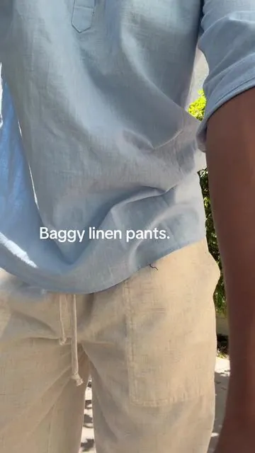 They essential. #fashion #pants #linen 