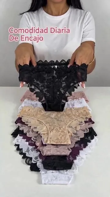 Conjunto de lencería de encaje para mujeres, bragas cómodas y transpirables ajustables, lencería multicolor #fashion #fashionlatina #clothes #blackfridayentiktokshop😍💞😍😍 #girlsfashion #sheinoutfits #accesoriosfemeninos #acessoriosfemininos #outfitscurvy #modestfashion