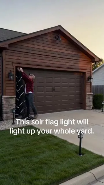"Do you want to win the neighborhood light game on the Fourth? Watch this."#4thofjuly #solarlights #summerparty 