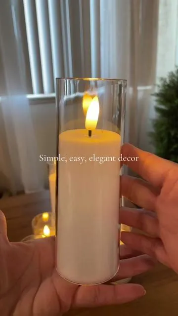Beautiful flameless candles for your home or event decor #eventdecor #wedding #tiktokshopdealsforyoudays #partydecor #eventplanner 