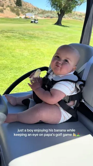 Just making memories one golf cart ride at a time. 💛 #momsoftiktok  #babiesoftiktok  #babylove  #babyfever  #babyboy 