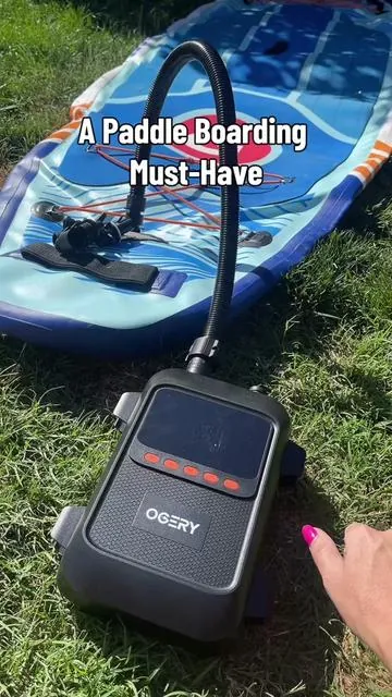 An electric pump is a must have when it comes to paddleboard necessities!!! 