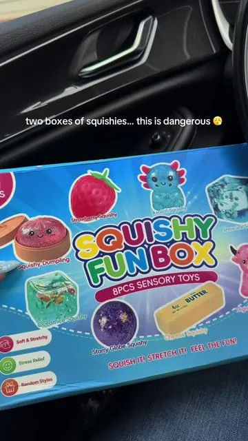 two boxes full of squishies… I’m not okay 😭✨ so satisfying I can’t stop playing with them 😮‍💨💖 #squishies #satisfyingvideo #asmrsquishy #fidgettoys #tiktokshopfinds