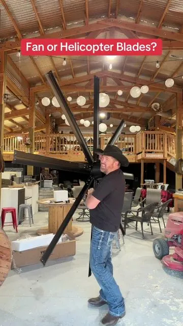 Biggest fan I’ve over owned! Can’t wait to get it installed! Hard to beat for this price though! Stay tuned for part two when we get it installed and operational! #ceilingfan #ceilingfans #fan #tiktokshopcreatorpicks #summervibes 