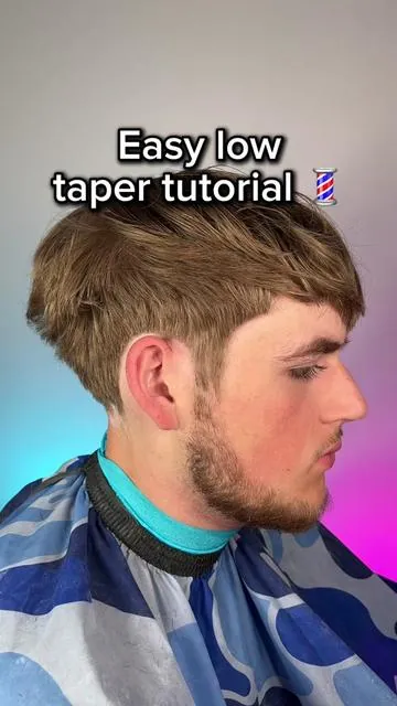 Easy low taper tutorial  Low taper fade with messy texture fringe Follow for more transformations  #elpaso #barber #taper #elpasobarber #elpasotx 