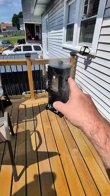 This smoker has none of the cost and all of the flavor. 🔥 For less than the cost of many pellet smokers, this propane smoker gives you multiple cooking racks, easy temperature control, and plenty of room for ribs, chicken, pork, and more. I've got spare ribs smoking low and slow, and they're coming out packed with smoky flavor. If you've been wanting to get into smoking meat without spending a fortune, this is a great place to start. #MaisonBackyards #PropaneSmoker #SmokedRibs #BackyardBBQ 