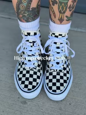 @vans #vans #altfashion #altoutfits #checkerprint #vansskate 