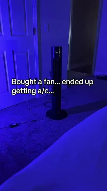 Everyone needs a fan in their room‼️ #towerfan #summerhack #airconditioning #sleephack #viral 
