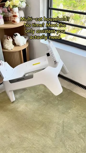I Finally Found a Litter Box That Cleans Better Than Me 🤯#automaticlitterbox #tiktokshopdealsforyoudays #dealsforyoudays #summerwins #meowant 