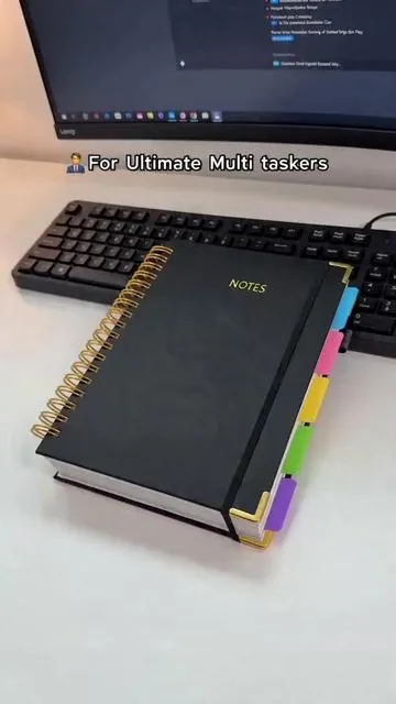 For the multi-taskers who need a *game changer* 📖 One notebook, 5 projects, & it works for school/work! 🧠 #OrganizeYourBrain #NotebookGoals #WorkFromHomeEssentials #TikTokMadeMeBuyIt
