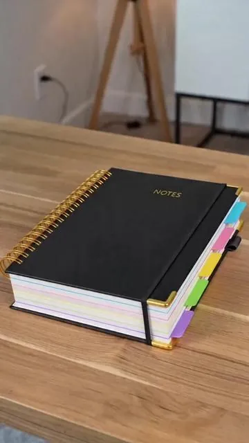 Multitaskers STOP 👀 This notebook does ALL the work! 📖 5 projects, 300 pages, & removable tabs? YES. #MultitaskerEssentials #NotebookGoals #OrganizeYourBrain #TikTokMadeMeBuyIt