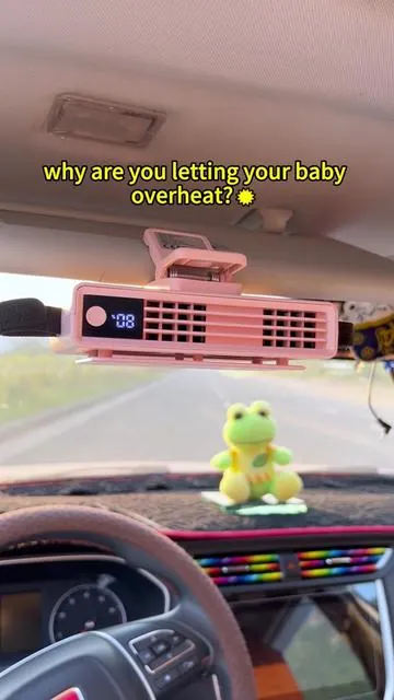 If you have a car with no ceilings fans and a baby facing the rear, a car fan is a MUST! This one is chargeable, cordless and puts out so much air so baby stays cool 🆒💨#fan #tiktokshopcreatorpicks #cool #portable #TikTokShopDealsforYouDays