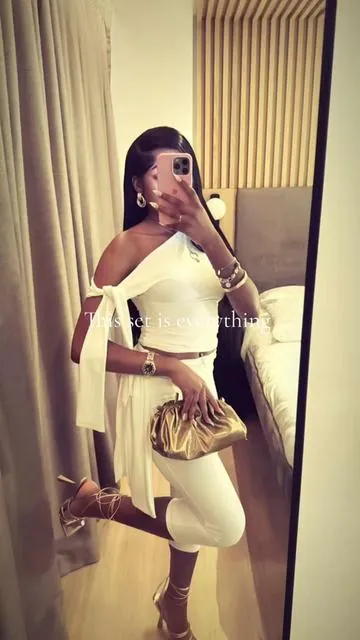White just gives classy and clean😫✨ Don’t miss out on this set! #summerlooks #capri #2pieceset #easyoutfits #CapCut 