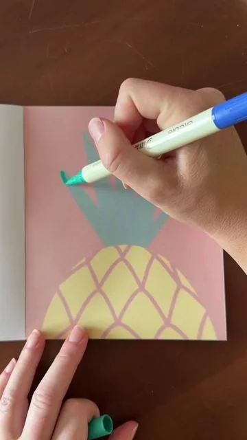 Perfect for relaxation on those low effort days. @Grabie #adultcoloring #relaxation #coloringforadults #acrylicmarkers #colortok 