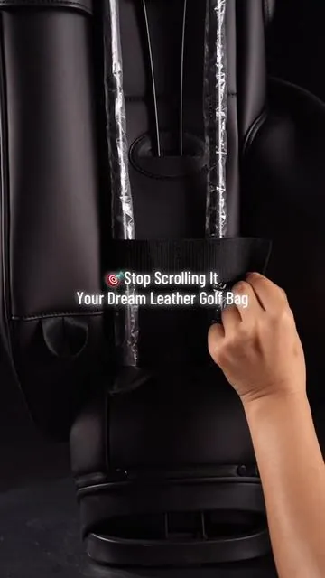Stylish, durable, and built for pro-level ready— this is hands down one of the best golf bags on TikTok✅💯#premium #leatherbag #unihimalgolf #premiergolfbag #golflife 