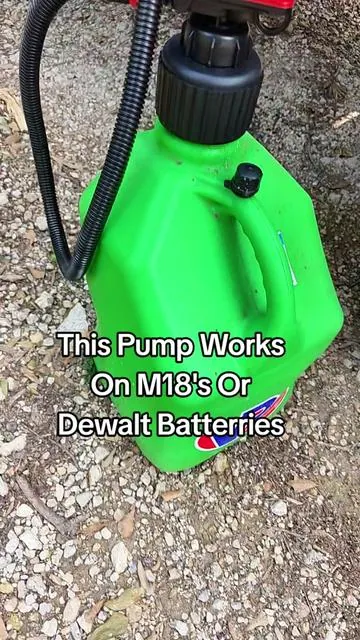 Cordless Gas Or Diesel Terapump For M18 or Dewalt Batteries #terapump #fuelpump #gaspump #tools #tiktokshopcreatorpicks 