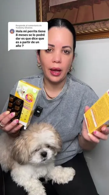 Respuesta a @Yusleimy Oliveros Cassiel Pet: Bocadillos masticables naturales para perros que ayudan a combatir parásitos; premios herbales desparasitantes con sabor a pollo para la salud digestiva y de la piel, apoyo inmunológico y fácil administración.#dealsforyou#