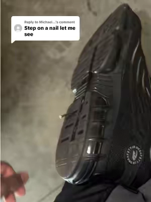 Replying to @Michael…. Stepped on a nail #punctureproof #steeltoe #steeltoeshoes #summerwins #SummerDeals 