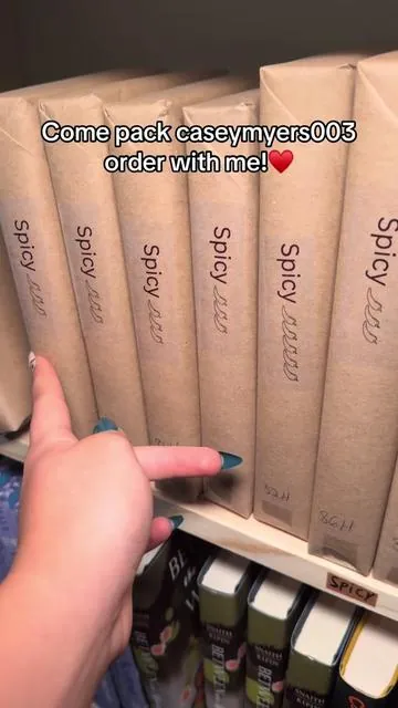 Thank you so much for your order! I hope you enjoy!☺️ @caseymyers003 #blinddatewithabook #asmr #packingorders #BookTok #viral 