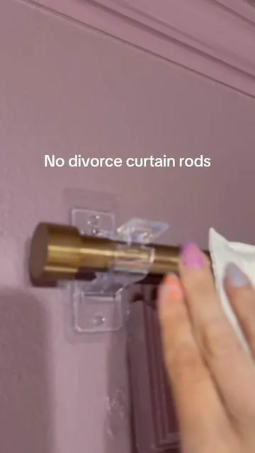 Seriously, I’ll never go back to any other type of curtain rods #curtains #curtainsdesign #bedroomdecor #diyprojects #homeprojects 