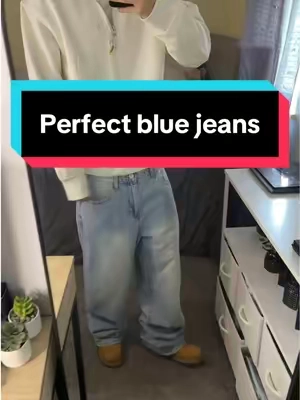 They fit so tuff, affordable light blue jeans #baggyjeans #jeans #streetwear #StreetFashion #mensoutfitideas 