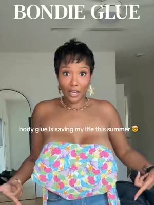 No nip slips this summer >>> #bondie #bodyglue #bodyadhesive #fashionhacks #dealsforyoudays 