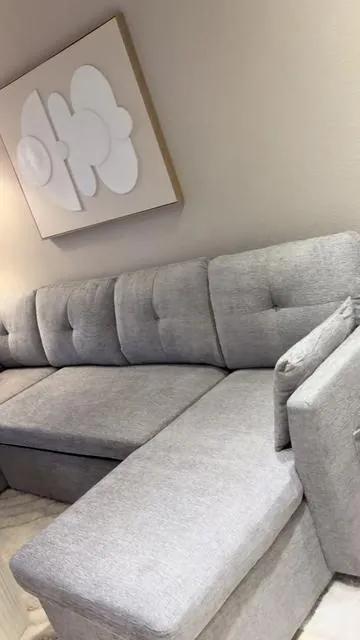 【2-3 Packages】 Oversized Sleeper Sofa Couch, 106 inch 2 in 1 Pullout Couch Bed with Double Storage Chaise, Sectional Sleeper Sofa Bed with Side Pocket for Living Room @Weture Official #sofacama #sofamoderno #sofaeconomico #sofaseccional #homedecorideas 