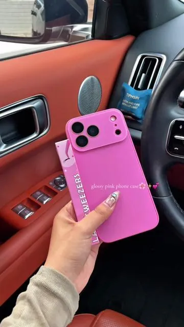 obsessed💗💕✨ #phonecase #iphonecase #pinkaesthetic #pinkphonecase #glasscase