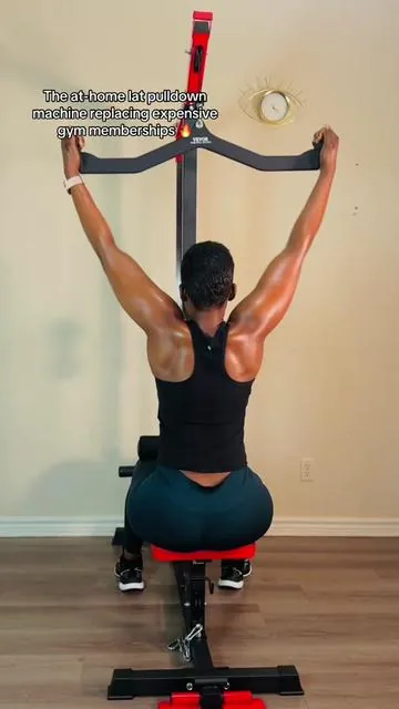 450 lb capacity means you’ll NEVER outgrow this machine ✨. Perfect for sculpting your back, building glutes, toning arms & creating that snatched waist look at home without crowded gyms. Definitely one of the smartest home gym purchases 👏🏼 . #homegym #homeworkout #latpulldown #tiktokshopcreatorpicks #dealsforyoudays 