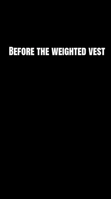 This weighted vest not only helped with my weight loss but my posture is 10x better there is no excuse lock in no LITTERALLY 30 minutes a day #weightloss #fyp #viralvideo 