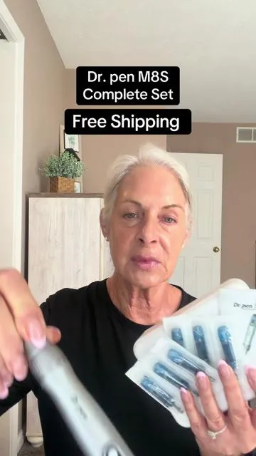 Dr. pen M8S  Complete Set!  You get the  Dr. pen M8S & (20) Variety of Cartridges & The Case!  #microneedling #skincare #glowup #dealsforyoudays 