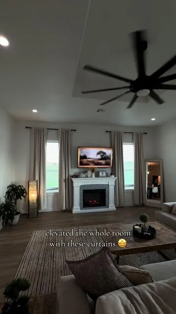 I’m obsessed!!  #fyp #curtains #livingroom #decor #home 