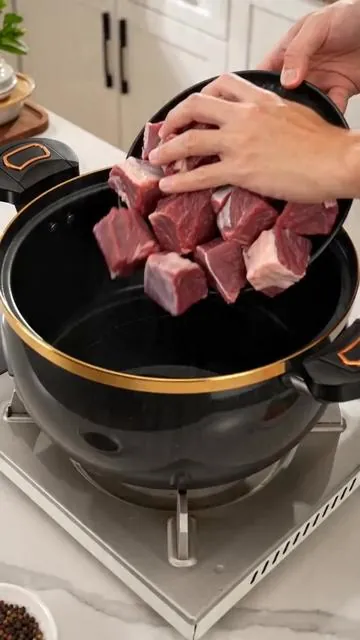 POV: You’re cooking beef for Father’s Day… this pot does it ALL 🔥 Non-stick, twist lock, & *so* easy. Limited stock! 🚨 #CookingHacks #KitchenEssentials #TikTokMadeMeBuyIt #SummerWins #DealsForYouDays