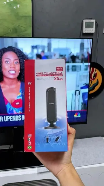 Antena digital HIDB para Smart TV, compatible con resolución 4K. Cuenta con amplificación de señal de 360°, gran alcance de recepción y fácil instalación. Sin pagos mensuales, apta para interiores yexteriores.#TikTokShopCyberMonday#TikTokShopHolidayHaul#antenna#tvshowstowatch#hd