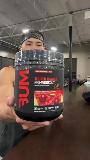 Raw Nutrition - Thuper Thavage - Cherry Lime Slush #rawnutrition #preworkout #cherrylimeslush @getrawnutrition 