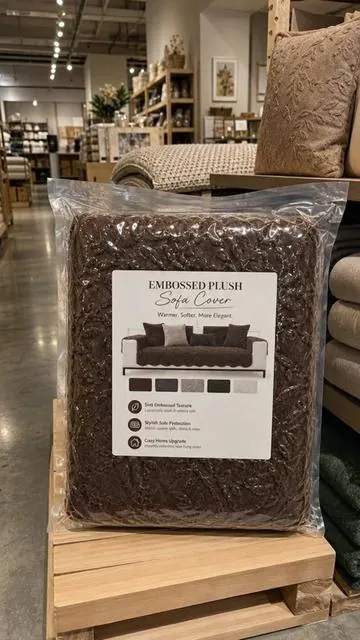 Elevate your living space with this beautiful embossed plush sofa cover! ✨ Designed to be pet-friendly and non-slip, it keeps your furniture protected and looking fabulous. Experience the thick, soft luxury feel that fits perfectly on 2 or 3 seater sofas. With multiple colors available, it's easy to find the perfect style for your living room or bedroom. Keep your couch cozy and chic! Tap to shop now. #fyp #foryourpage #DealsForYouDays #AIGC #Moras