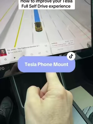 This is how you make full self drive enjoyable in your Tesla #teslahack #teslatok #tiktokshopcreatorpicks #summervibes #dealsforyoudays 