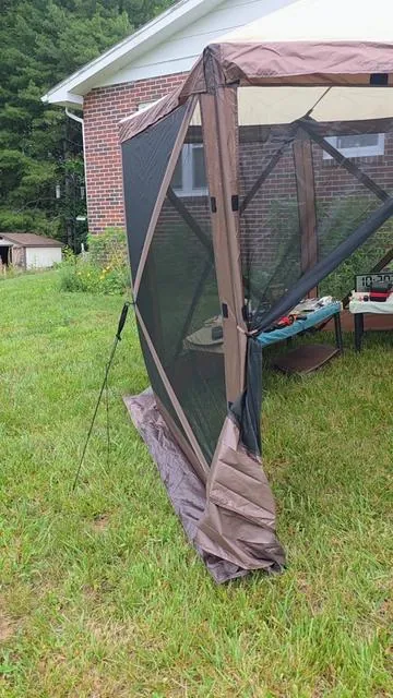 What an amazing weather proof canopy/gazebo/tent! Don't miss out on this one! ❤️😎✌🏼 #dealsforyoudays #summerdealsjustforyou #tiktokshop #vevor #canopy 