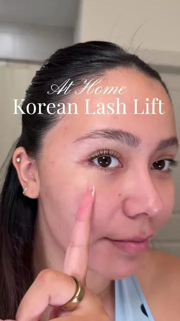 At home Korean lash lift kit  #TikTokCreatorSearchInsightsIncentive #lashlift #koreanlashlifting 