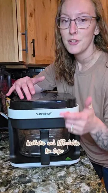 This air fryer checks all the boxes #airfryer #aesthetic #upgrade #cooking #tiktokshop 