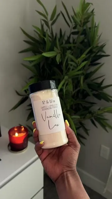 my room smells so good omg! obsessed with this 😍😍✨🍨🤍 #vanillagirl #carpetdeodorizer #carpetfreshener #foryoupage #homedecor 