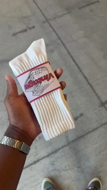I love these socks so much, decided to bless one of my models 🙏🏾