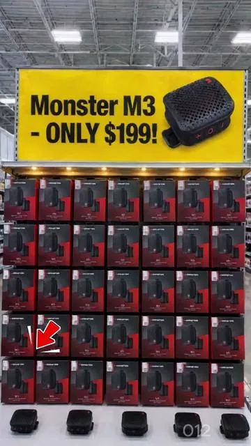 This Speaker Handles Sweat, Splash, and Long Days #WaterResistant #BluetoothSpeaker #MonsterSpeaker #OutdoorMusic #tiktokshopmemorialday