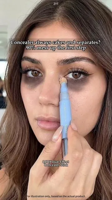 The ultimate solution for flawless eyes,a powerhouse concealer that effortlessly makes even the toughest dark circles and bags #darkcirclesundereyes #Concealer #Eyebags 