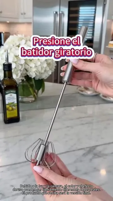 Haga clic en el enlace de vídeo para coger el tuyo ahora! Los primeros 50 clientes disfrutan del 50% de descuento con envío gratuito. Stock limitado disponible.#KitchenHacks#EggWhisk#BakingTools#fyp#tiktokshop
