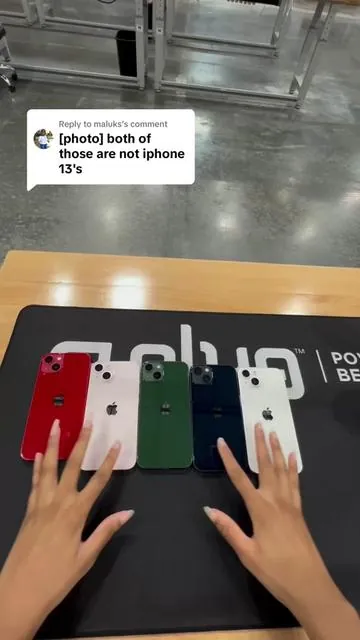 Replying to @maluks Still iPhone 13s! Just US models of tech!