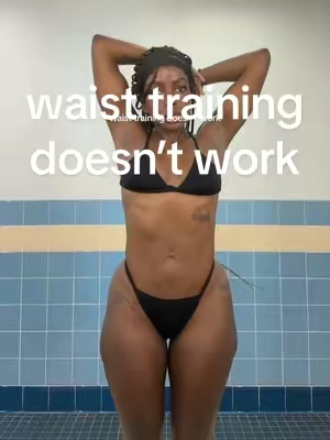 that’s how you go from a wide blocky waist to a narrow, curvy waist ✨