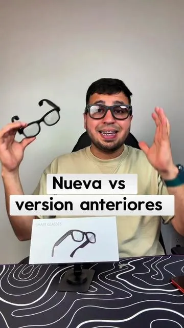 Lentes con inteligencia artificial que graban videos toman fotos escuchas música hacen de todo #lentesinteligentes #lentesquegraban #gafas #gafasconbluetooth #ia 